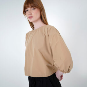 Blusa Cuello Redondo Manga 3/Cuartos