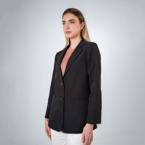 Chaqueta blazer cuello solapa
