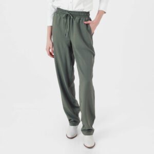 Pantalón básico bota recta cintura elástica