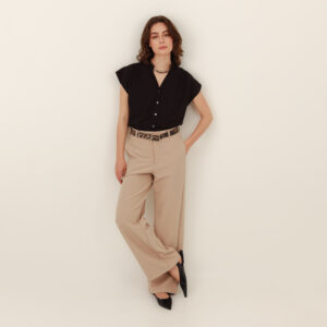 Pantalón rectobásico con pinzas