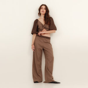 Pantalón Tiro Alto Bota Flare
