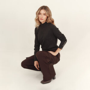 Pantalon tiro medio bota recta